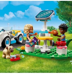 LEGO Friends 42609 Elektryczny samochód i stacja ładująca