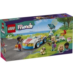 LEGO Friends 42609 Elektryczny samochód i stacja ładująca