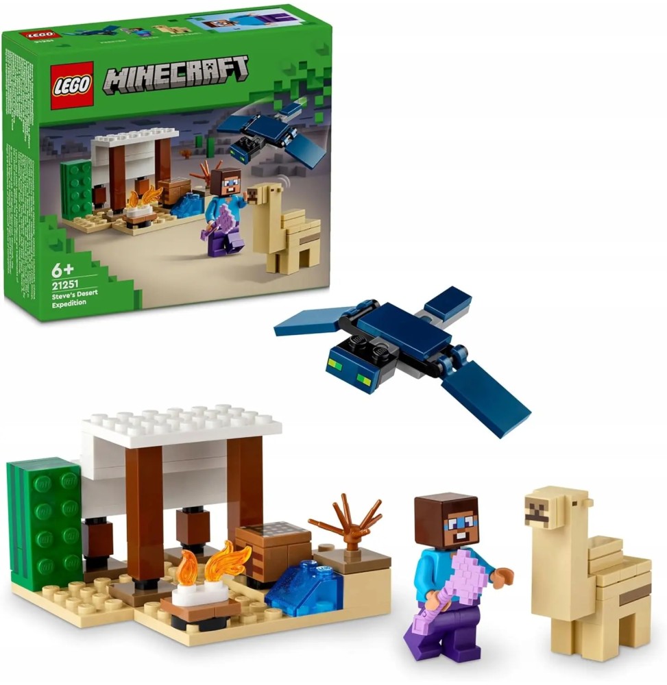 LEGO Minecraft Pustynna Przygoda Steve'a