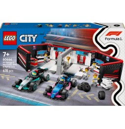 LEGO City 60444 F1 Garage with Cars