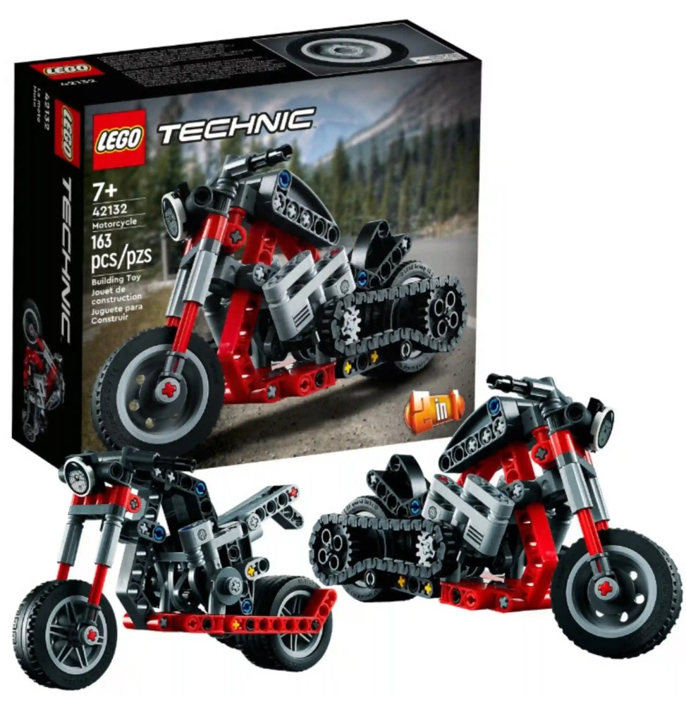 LEGO Technic motocicletă 2in1 pentru copii