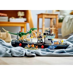 LEGO Jurassic World Barionyks și evadarea cu barca