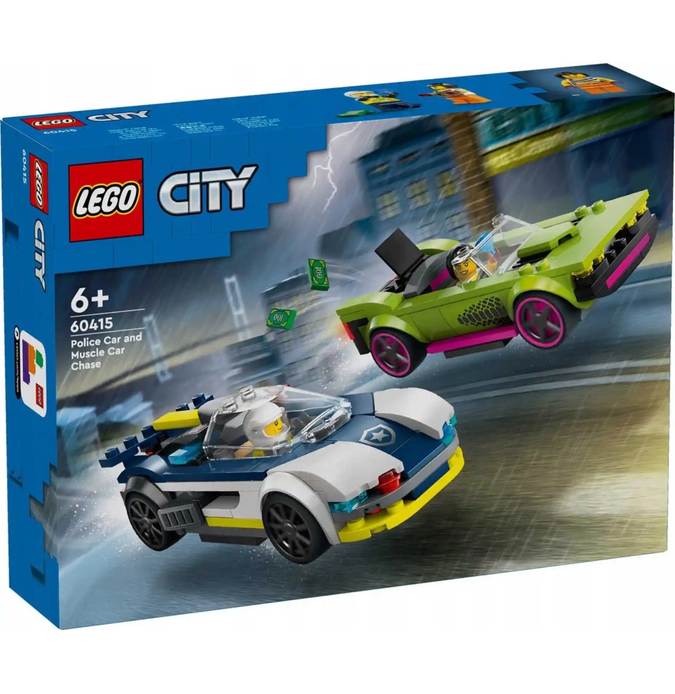 LEGO City - Pościg radiowozu za muscle carem