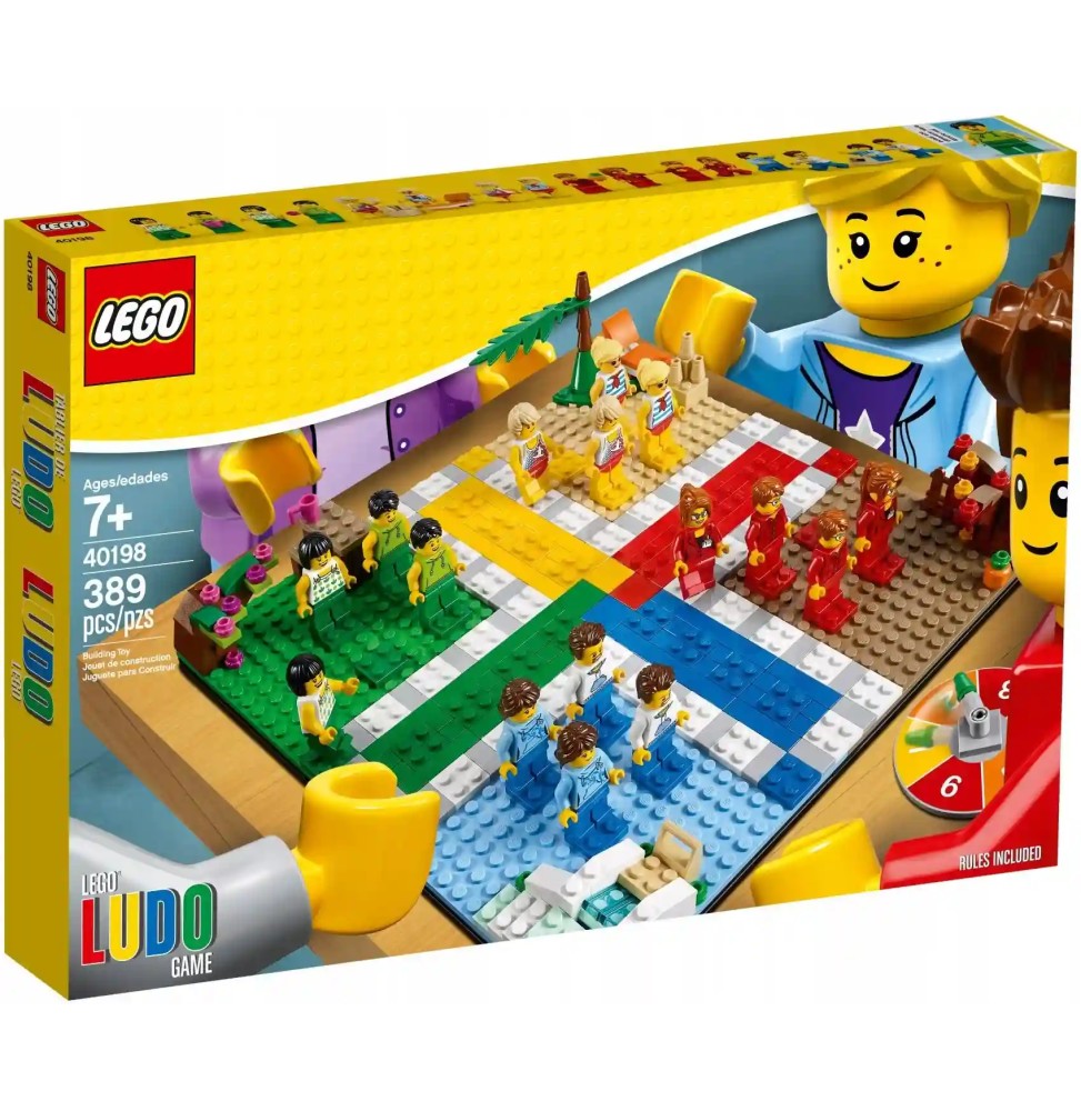 LEGO 40198 Chińczyk - Gra Planszowa dla Dzieci