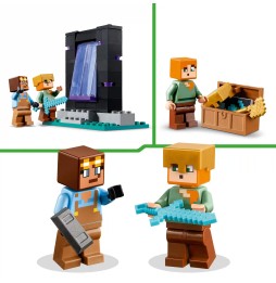 LEGO Minecraft Zbrojownia 21252 Klocki Zombie