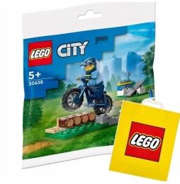 LEGO City Bicicleta de poliție 30638 cu sac