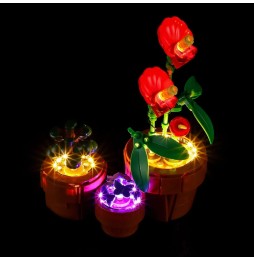 Iluminare LED pentru LEGO Icons Plante Mici 10329