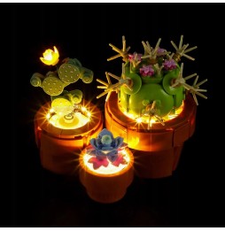 Iluminare LED pentru LEGO Icons Plante Mici 10329