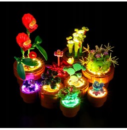 Iluminare LED pentru LEGO Icons Plante Mici 10329