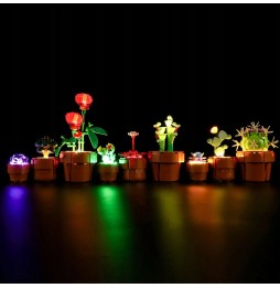 Iluminare LED pentru LEGO Icons Plante Mici 10329