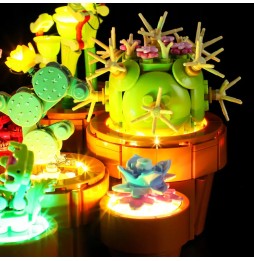 Iluminare LED pentru LEGO Icons Plante Mici 10329