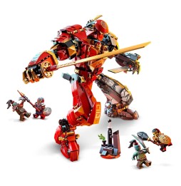 LEGO Ninjago mech din foc și piatră