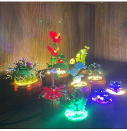 Iluminare LED pentru LEGO Icons Plante Mici 10329