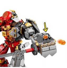 LEGO Ninjago mech din foc și piatră