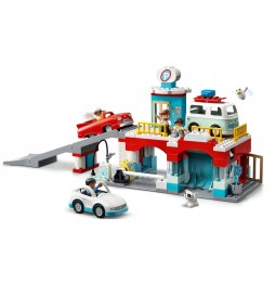 LEGO DUPLO parcare cu etaje și spălătorie auto