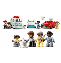 LEGO DUPLO parcare cu etaje și spălătorie auto