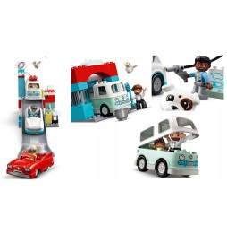 LEGO DUPLO parcare cu etaje și spălătorie auto