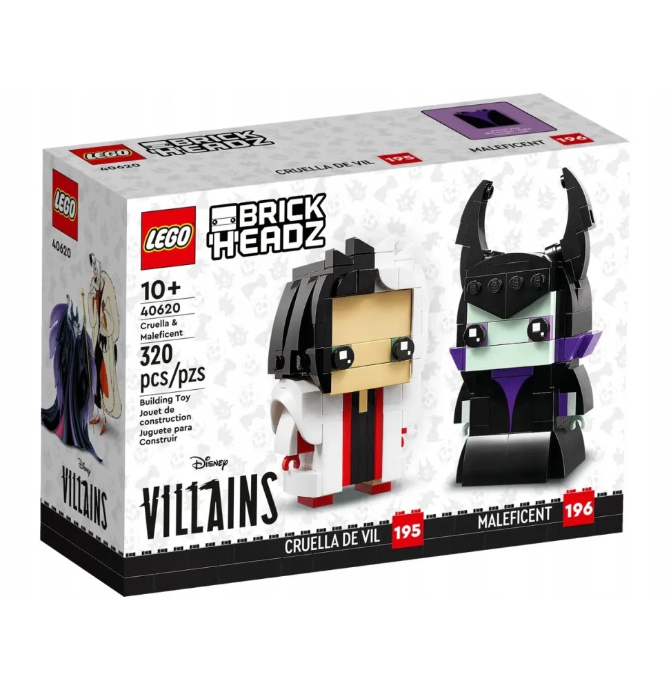 LEGO Brick Sketches 40620 Cruella and Maleficent