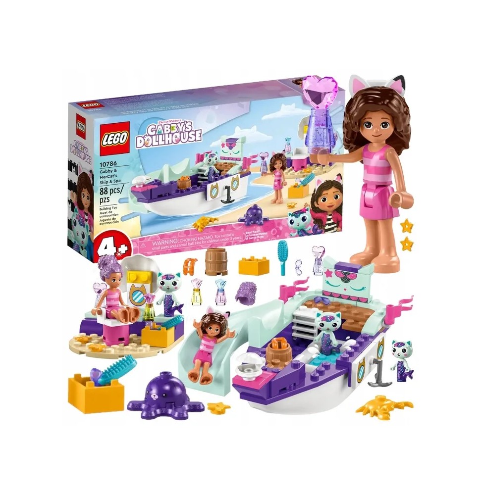 Klocki LEGO Gabby's Dollhouse 10786 Statek i Spa