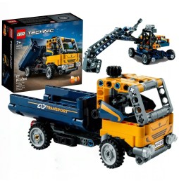 LEGO Technic camion și excavator pentru copii