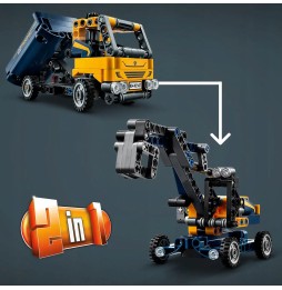 LEGO Technic camion și excavator pentru copii