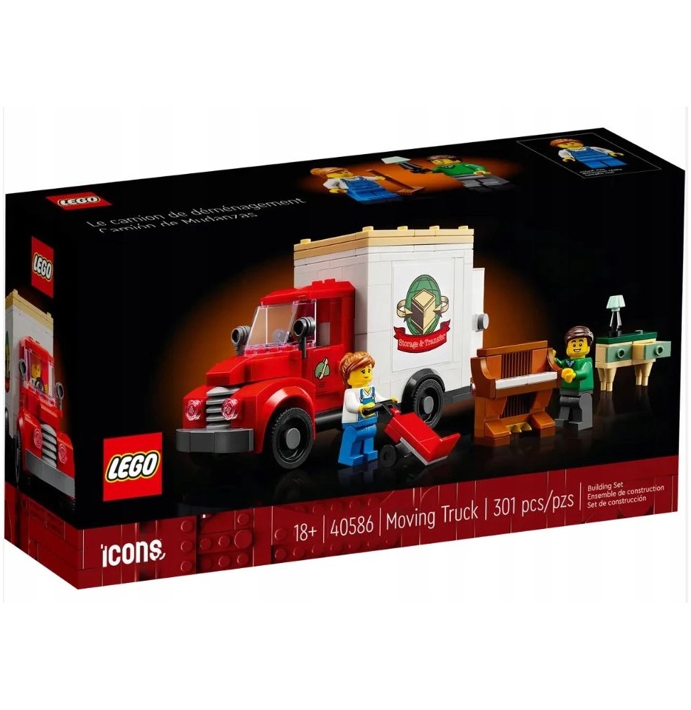 LEGO Icons Ciężarówka do przeprowadzek 40586