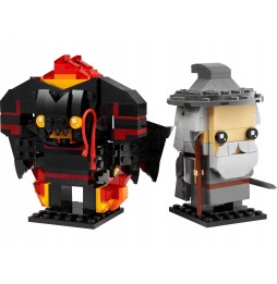 LEGO BrickHeadz Gandalf Gri și Balrog 40631