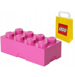 LEGO Pink Lunchbox with Gift Bag