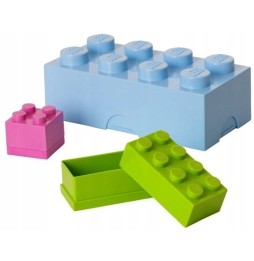 LEGO różowy lunchbox z torbą prezentową