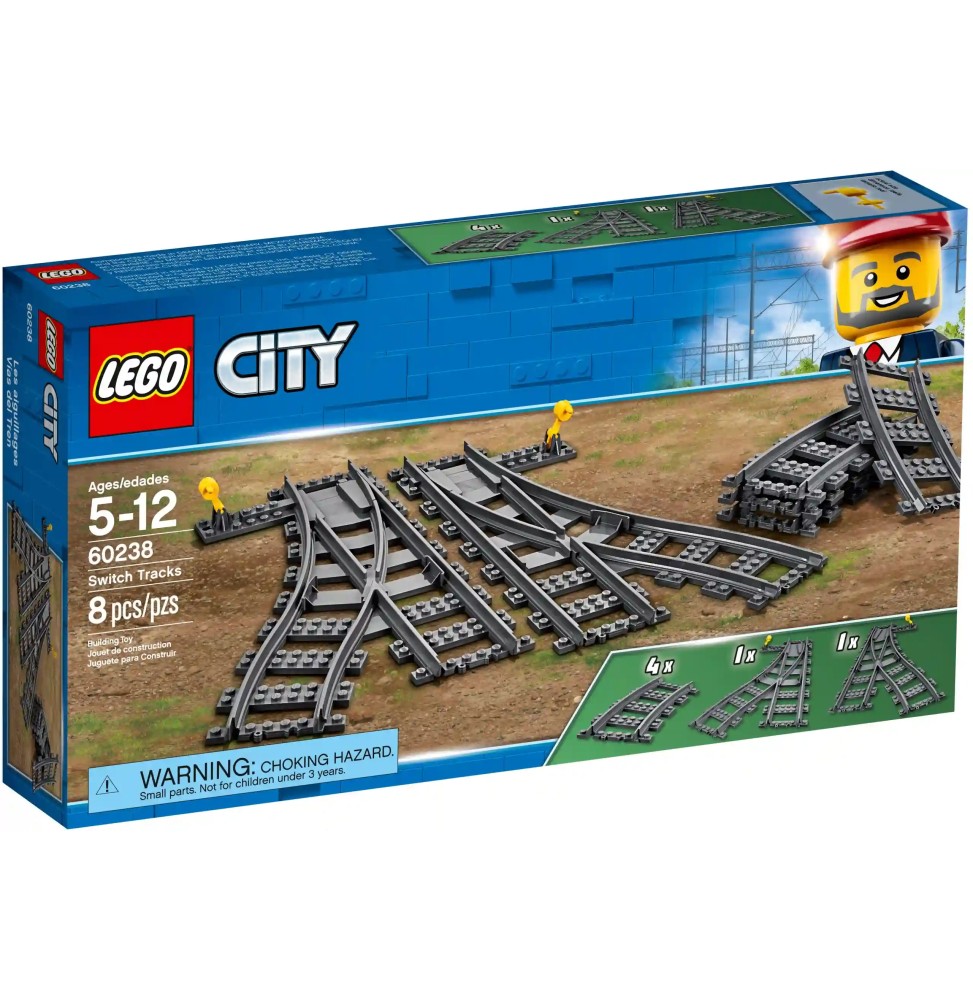 LEGO 60238 City - Comutatoare pentru trenuri