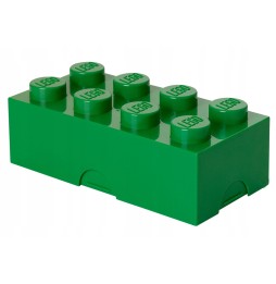 LEGO lunch box klocek - zielony pojemnik śniadaniowy