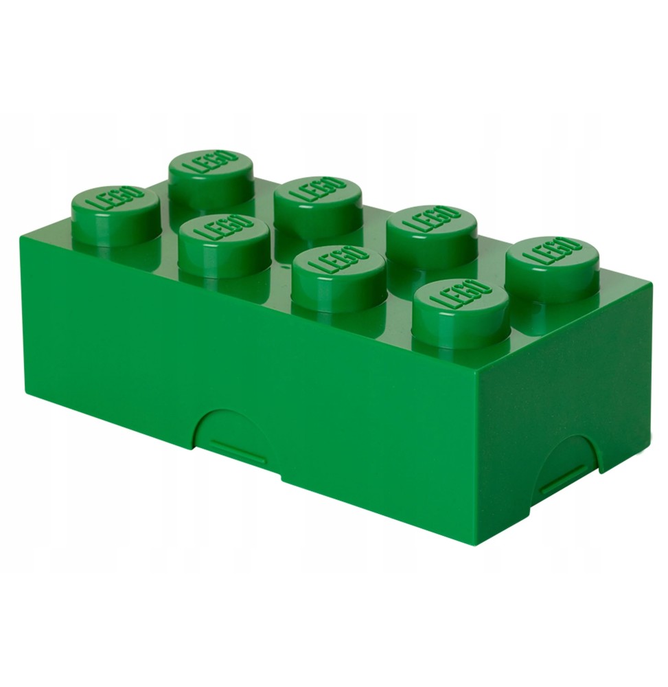 LEGO lunch box klocek - zielony pojemnik śniadaniowy