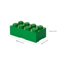 LEGO Brick Lunch Box - Green Breakfast Container