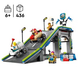 LEGO City 60460 Circuit de Curse cu Rampe