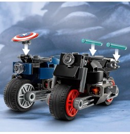 LEGO Marvel Motociclete Văduva Neagră & Captain America