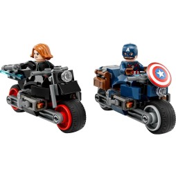 LEGO Marvel Motociclete Văduva Neagră & Captain America