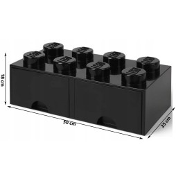 Black LEGO Storage Container Organizer