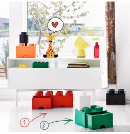 Black LEGO Storage Container Organizer