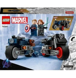 LEGO Marvel Motociclete Văduva Neagră & Captain America