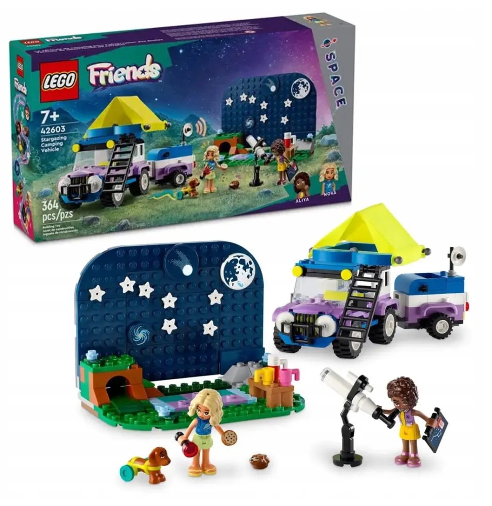 LEGO Friends - Kamper z obserwatorium gwiazd