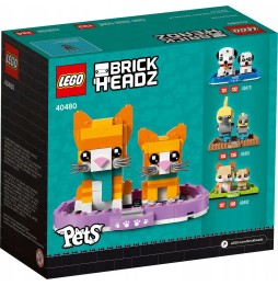 LEGO BrickHeadz Pisica roșie cu dungi