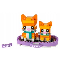 LEGO BrickHeadz Striped Orange Cat