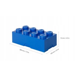 LEGO Lunch Box Brick 8 Blue