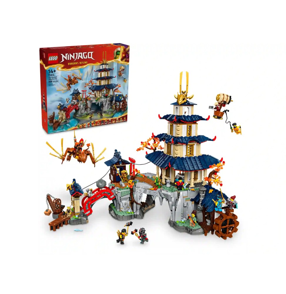 LEGO Ninjago 71814 - Orașul turneului cu templu