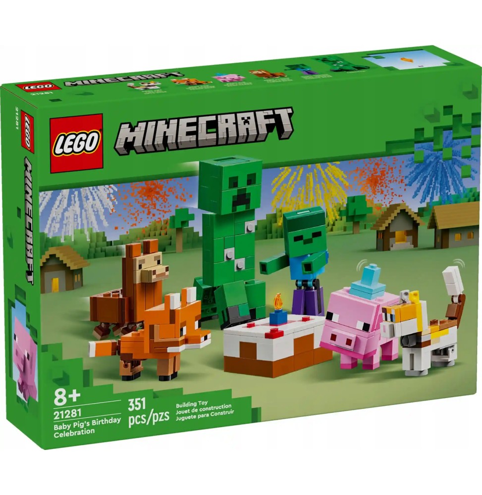 LEGO Minecraft 21281 Birthday of the Pig