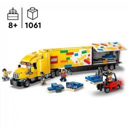 LEGO City 60440 - Camion galben de livrare