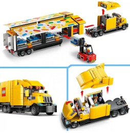 LEGO City 60440 - Camion galben de livrare