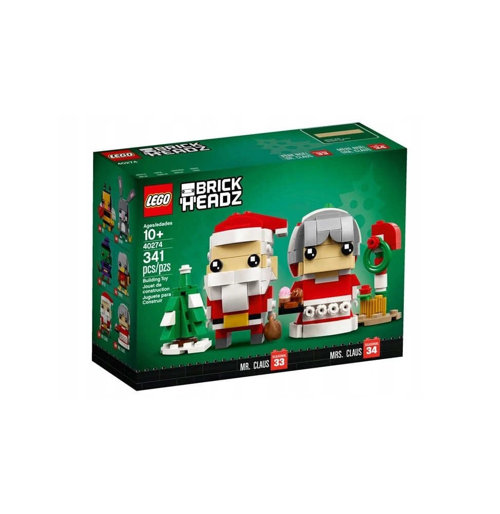 Lego BrickHeadz 40274 Santa Claus set