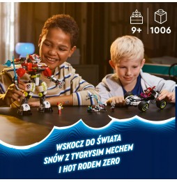 LEGO DREAMZzz Mecha Tigru Cooper și hot rod Zero