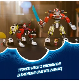 LEGO DREAMZzz Mecha Tigru Cooper și hot rod Zero